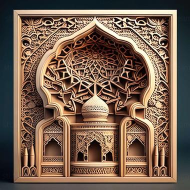 3D model Masjid (STL)